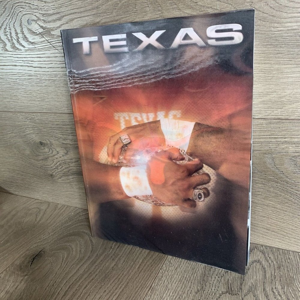 2006 Texas Football Media Guide Holographic Cover UT Longhorns